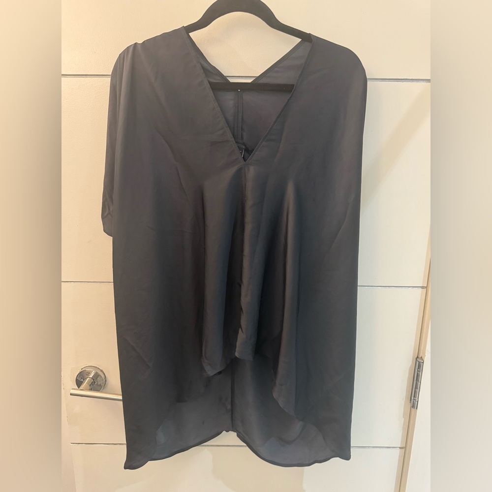 Zero + Maria Cornejo Navy blue Sleeveless Blouse